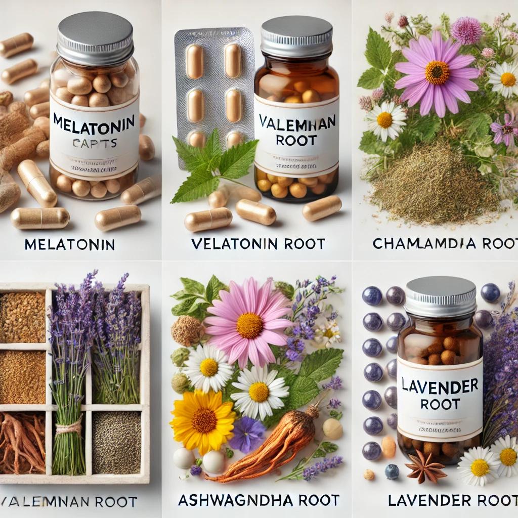 A_collage_showing_melatonin_capsules,_valerian_roo.jpg